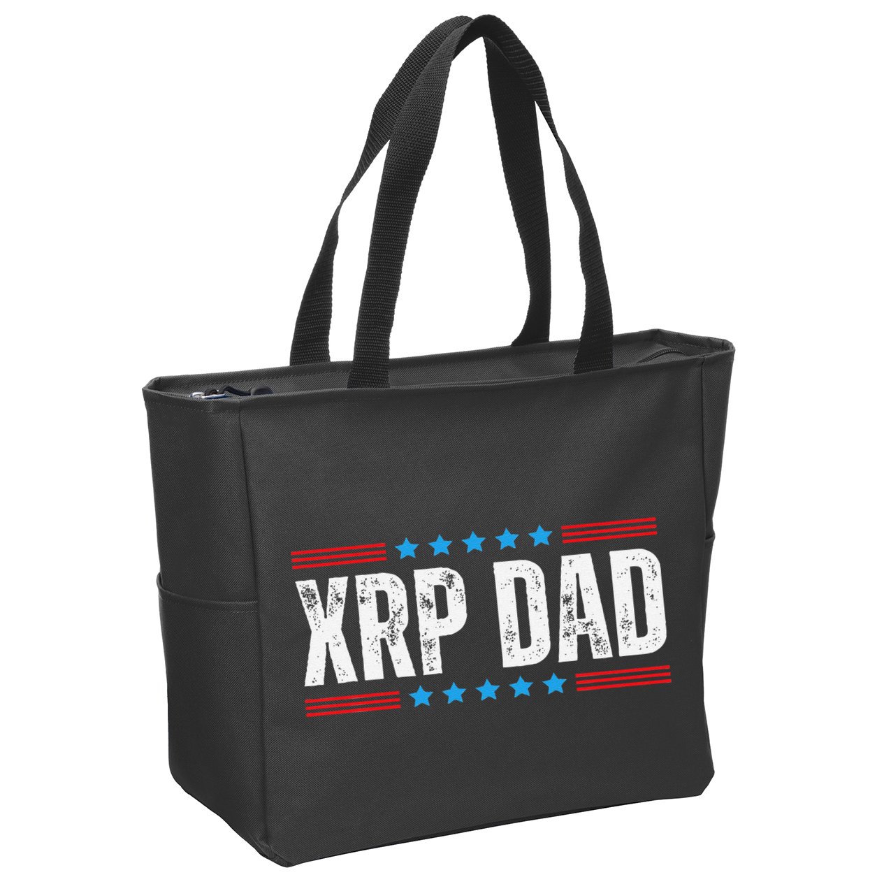 Xrp Dad Crypto Merchandise Zip Tote Bag