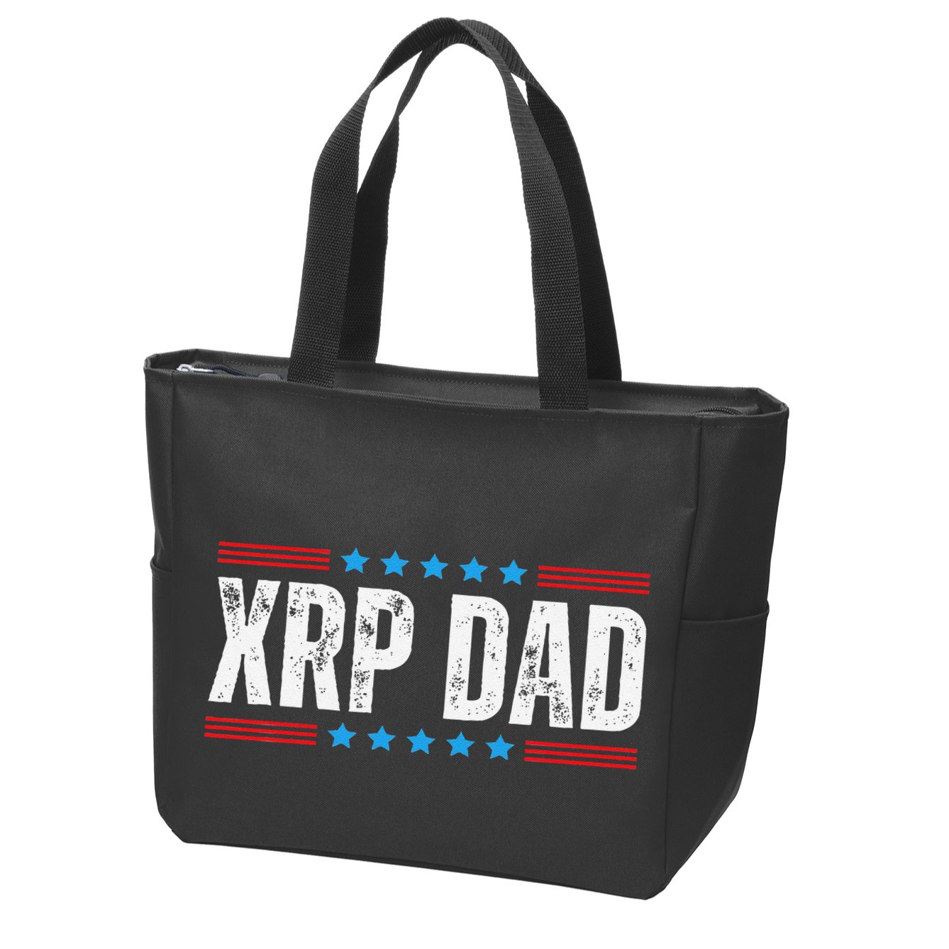 Xrp Dad Crypto Merchandise Zip Tote Bag