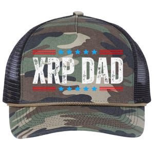 Xrp Dad Crypto Merchandise Retro Rope Trucker Hat Cap