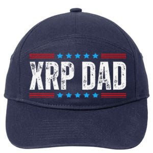 Xrp Dad Crypto Merchandise 7-Panel Snapback Hat