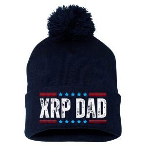 Xrp Dad Crypto Merchandise Pom Pom 12in Knit Beanie