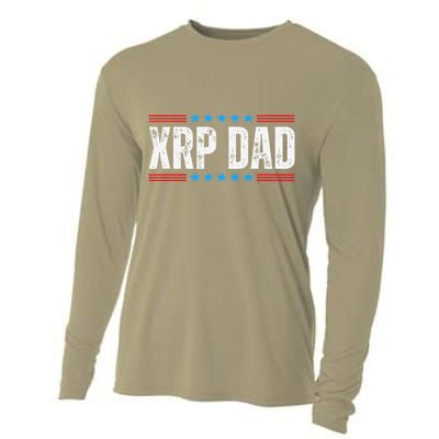 Xrp Dad Crypto Merchandise Cooling Performance Long Sleeve Crew