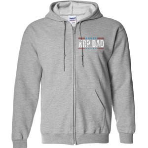 Xrp Dad Crypto Merchandise Full Zip Hoodie