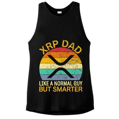 Xrp Dad Crypto Merchandise Definition Ladies PosiCharge Tri-Blend Wicking Tank