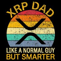 Xrp Dad Crypto Merchandise Definition 7-Panel Snapback Hat