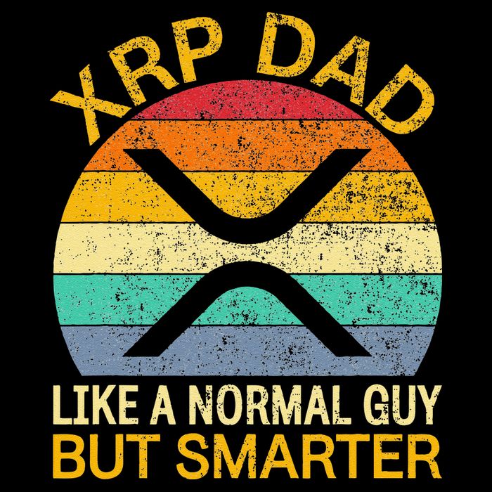 Xrp Dad Crypto Merchandise Definition 7-Panel Snapback Hat