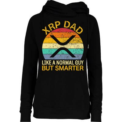 Xrp Dad Crypto Merchandise Definition Womens Funnel Neck Pullover Hood