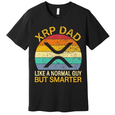 Xrp Dad Crypto Merchandise Definition Premium T-Shirt