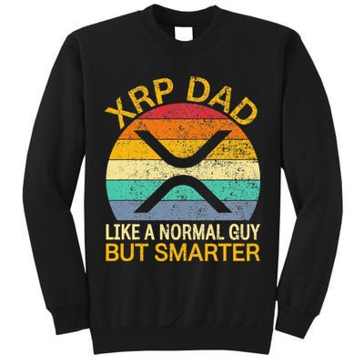 Xrp Dad Crypto Merchandise Definition Tall Sweatshirt