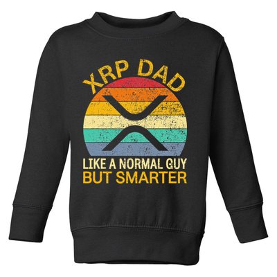 Xrp Dad Crypto Merchandise Definition Toddler Sweatshirt