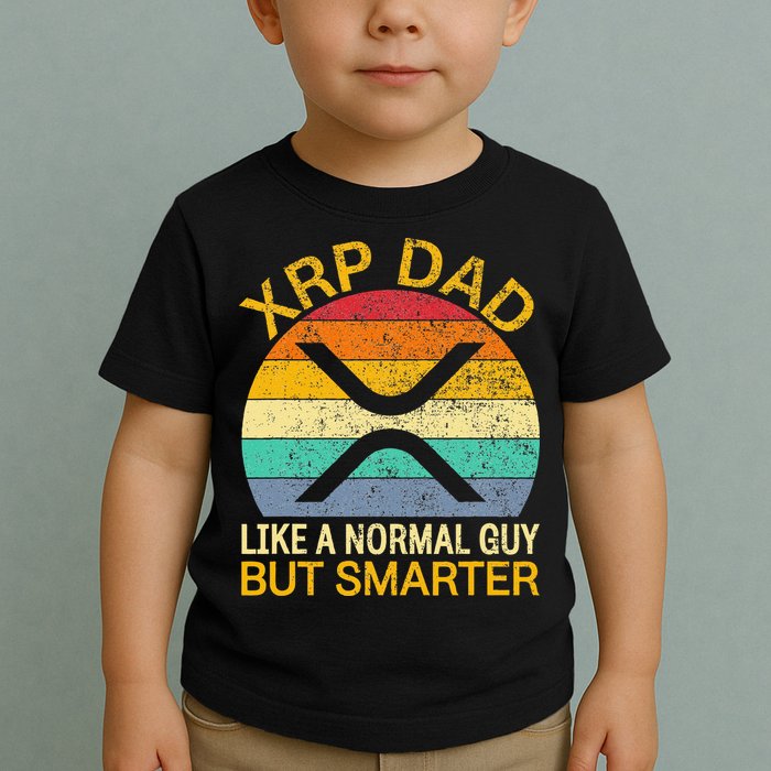 Xrp Dad Crypto Merchandise Definition Toddler T-Shirt