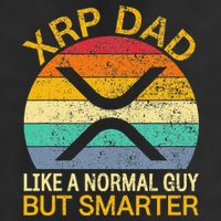 Xrp Dad Crypto Merchandise Definition Microfiber Hand Towel