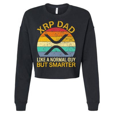 Xrp Dad Crypto Merchandise Definition Cropped Pullover Crew