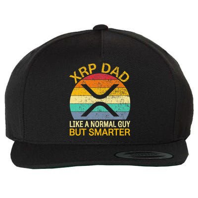Xrp Dad Crypto Merchandise Definition Wool Snapback Cap