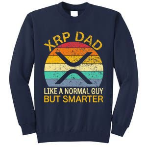 Xrp Dad Crypto Merchandise Definition Tall Sweatshirt