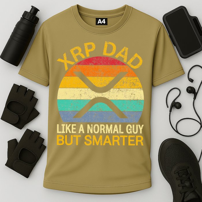 Xrp Dad Crypto Merchandise Definition Performance Shirt