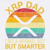 Xrp Dad Crypto Merchandise Definition Garment-Dyed Sweatshirt