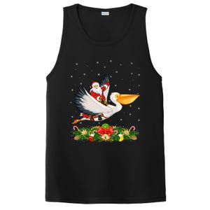 Xmas Decor Lights Funny Santa Riding Pelican Bird Christmas Gift PosiCharge Competitor Tank