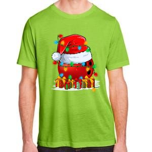 Xmas Decorations Lighting Santa Bowling Christmas Gift Adult ChromaSoft Performance T-Shirt