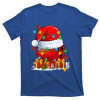 Xmas Decorations Lighting Santa Bowling Christmas Gift T-Shirt