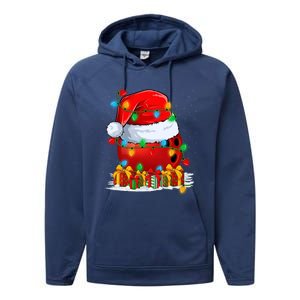 Xmas Decorations Lighting Santa Bowling Christmas Gift Performance Fleece Hoodie