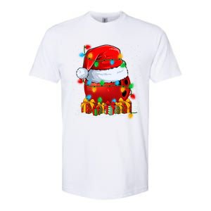 Xmas Decorations Lighting Santa Bowling Christmas Gift Softstyle CVC T-Shirt