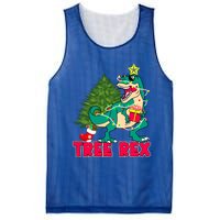 Xmas Dinosaur Merry Rexmas Trex Tree Rex Christmas Gift Mesh Reversible Basketball Jersey Tank