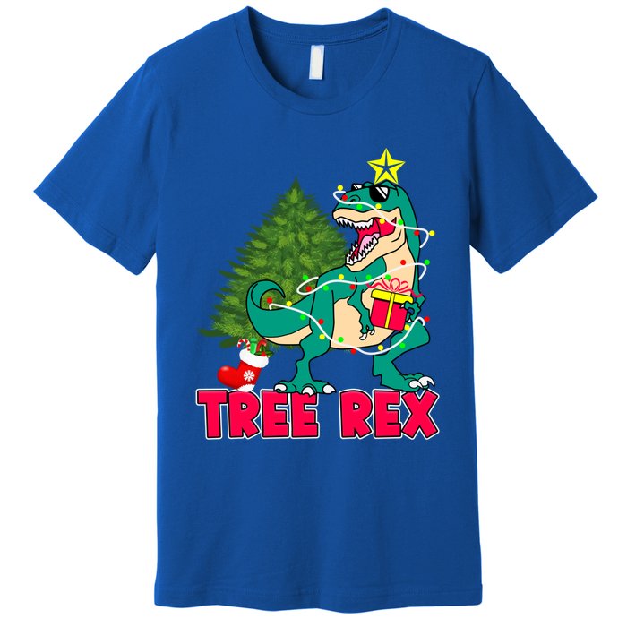 Xmas Dinosaur Merry Rexmas Trex Tree Rex Christmas Gift Premium T-Shirt