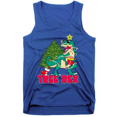 Xmas Dinosaur Merry Rexmas Trex Tree Rex Christmas Gift Tank Top