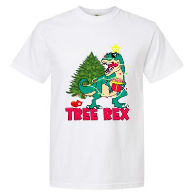 Xmas Dinosaur Merry Rexmas Trex Tree Rex Christmas Gift Garment-Dyed Heavyweight T-Shirt