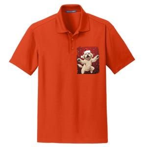 Xmas Dog Poodle Christmas Great Gift Dry Zone Grid Polo