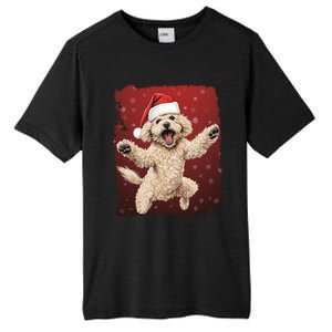 Xmas Dog Poodle Christmas Great Gift Tall Fusion ChromaSoft Performance T-Shirt