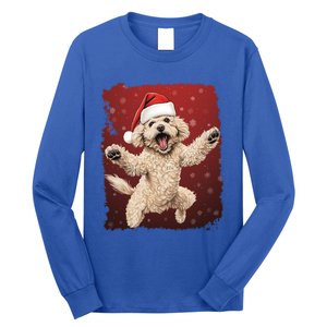 Xmas Dog Poodle Christmas Great Gift Long Sleeve Shirt