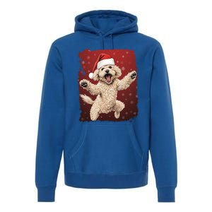 Xmas Dog Poodle Christmas Great Gift Premium Hoodie