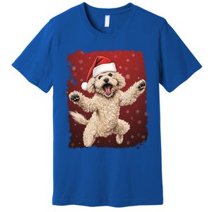 Xmas Dog Poodle Christmas Great Gift Premium T-Shirt