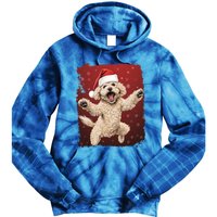 Xmas Dog Poodle Christmas Great Gift Tie Dye Hoodie