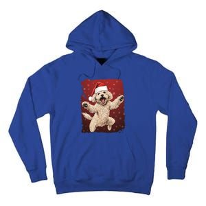 Xmas Dog Poodle Christmas Great Gift Tall Hoodie