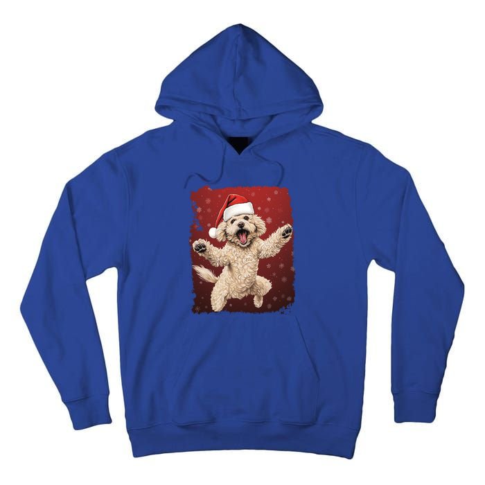 Xmas Dog Poodle Christmas Great Gift Tall Hoodie