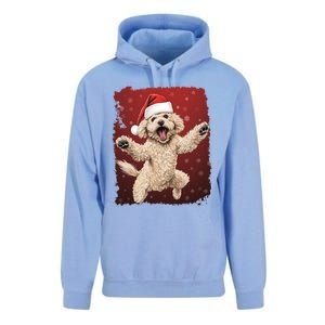 Xmas Dog Poodle Christmas Great Gift Unisex Surf Hoodie