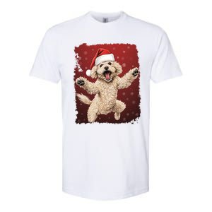 Xmas Dog Poodle Christmas Great Gift Softstyle CVC T-Shirt