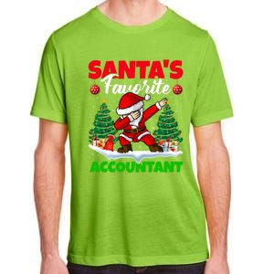 Xmas Dabbing Santas Favorite Accountant Christmas Gift Adult ChromaSoft Performance T-Shirt