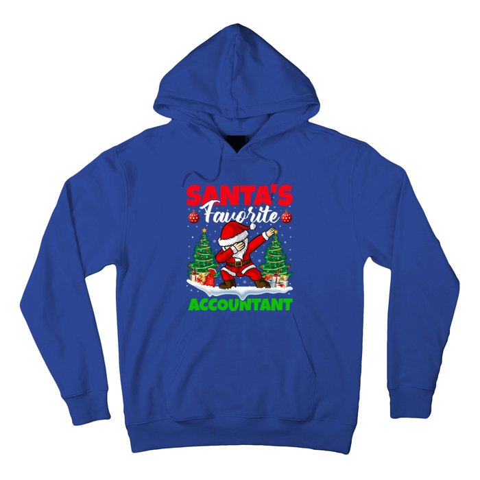 Xmas Dabbing Santas Favorite Accountant Christmas Gift Hoodie