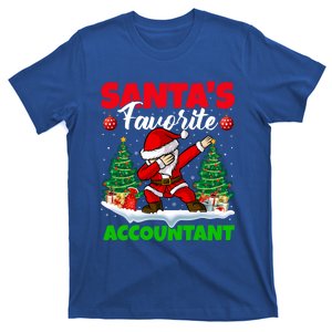 Xmas Dabbing Santas Favorite Accountant Christmas Gift T-Shirt