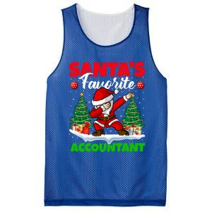 Xmas Dabbing Santas Favorite Accountant Christmas Gift Mesh Reversible Basketball Jersey Tank