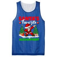 Xmas Dabbing Santas Favorite Accountant Christmas Gift Mesh Reversible Basketball Jersey Tank