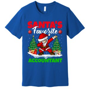 Xmas Dabbing Santas Favorite Accountant Christmas Gift Premium T-Shirt