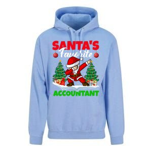 Xmas Dabbing Santas Favorite Accountant Christmas Gift Unisex Surf Hoodie