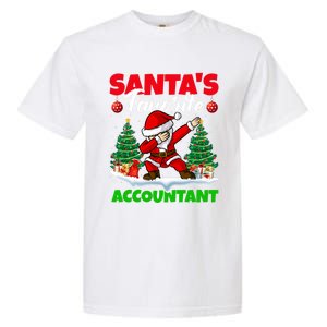 Xmas Dabbing Santas Favorite Accountant Christmas Gift Garment-Dyed Heavyweight T-Shirt