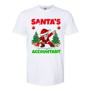 Xmas Dabbing Santas Favorite Accountant Christmas Gift Softstyle CVC T-Shirt