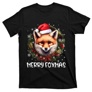 Xmas Decoration Santa Fox Christmas Merry Foxmas T-Shirt